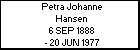 Petra Johanne Hansen