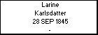Larine Karlsdatter