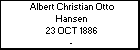Albert Christian Otto Hansen