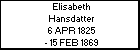 Elisabeth Hansdatter