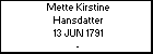 Mette Kirstine Hansdatter