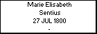 Marie Elisabeth Sentius