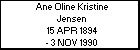 Ane Oline Kristine Jensen