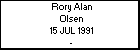 Rory Alan Olsen