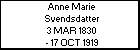 Anne Marie Svendsdatter