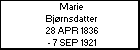 Marie Bjrnsdatter