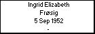 Ingrid Elizabeth Frøsig