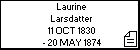 Laurine Larsdatter