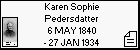 Karen Sophie Pedersdatter
