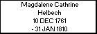 Magdalene Cathrine Helbech