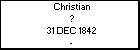 Christian ?