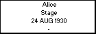 Alice Stage