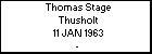 Thomas Stage Thusholt