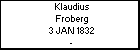 Klaudius Froberg