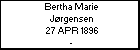 Bertha Marie Jrgensen