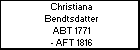 Christiana Bendtsdatter