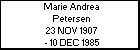 Marie Andrea Petersen