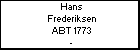 Hans Frederiksen