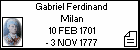 Gabriel Ferdinand Milan