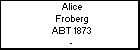 Alice Froberg