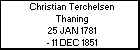 Christian Terchelsen Thaning