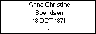 Anna Christine Svendsen