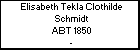 Elisabeth Tekla Clothilde Schmidt