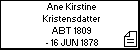 Ane Kirstine Kristensdatter