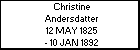 Christine Andersdatter