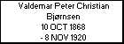 Valdemar Peter Christian Bjørnsen