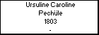 Ursuline Caroline Pech�le
