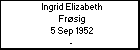 Ingrid Elizabeth Frsig