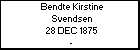 Bendte Kirstine Svendsen