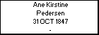 Ane Kirstine Pedersen