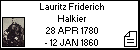 Lauritz Friderich Halkier