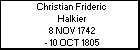 Christian Frideric Halkier