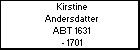 Kirstine Andersdatter