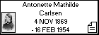 Antonette Mathilde Carlsen