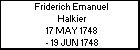 Friderich Emanuel Halkier