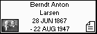 Berndt Anton Larsen