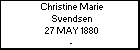 Christine Marie Svendsen