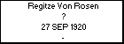 Regitze Von Rosen ?