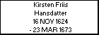 Kirsten Friis Hansdatter
